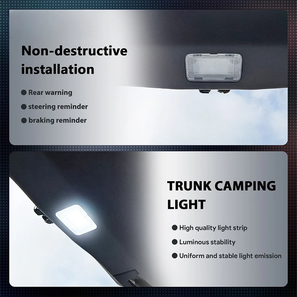 For Toyota RAV4 2026-Now LED Car Tail Light Trunk Light Tailgate Lamp Suitcase Lights Accessories Daily Use Access