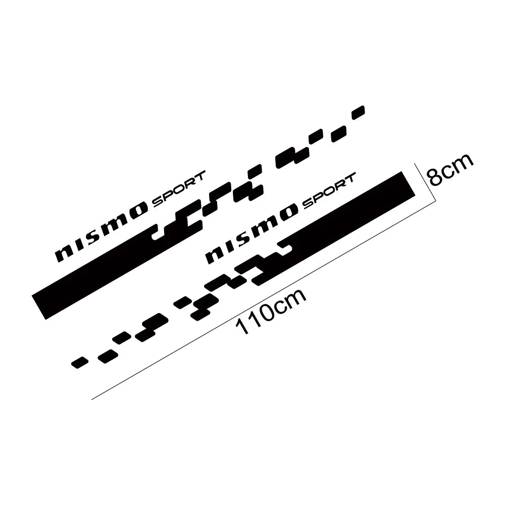 For Nissan Nismo Qashqai J10 J11 Door Side Sticker Juke Micra X