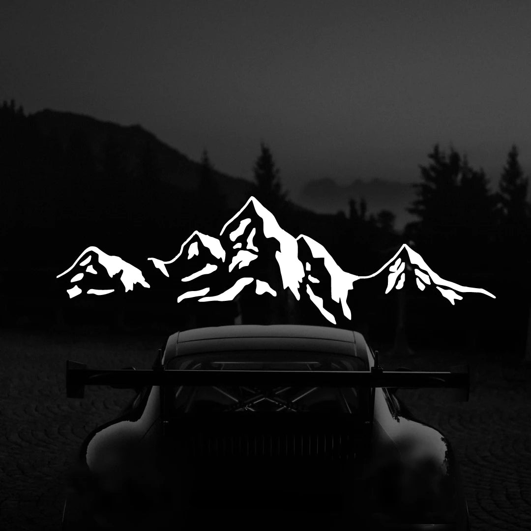 Mountain die-cut Vinyl Decal Sticker Waterproof Decors On Body