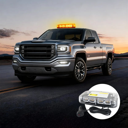 For Vehicle Roof Multi-Mode Flash 12V Magnetic Mount Strobe 24V