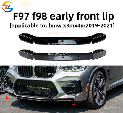 For BMW F97 F98 X3M X4M 2019-2021 Front Lip Shovel Spoiler