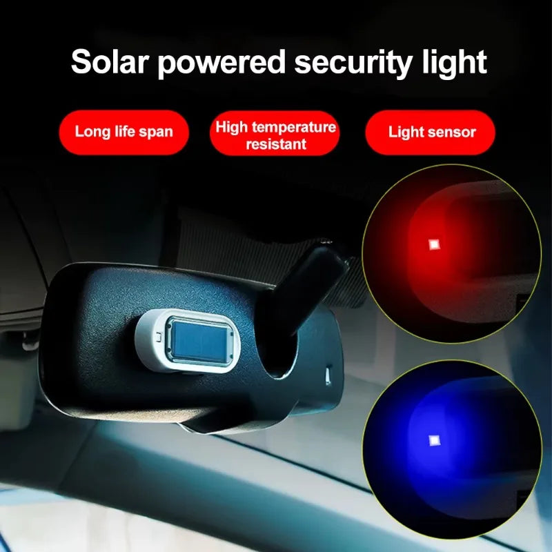 Solar Powered Simulated Dummy Alarm Fake Security Wireless