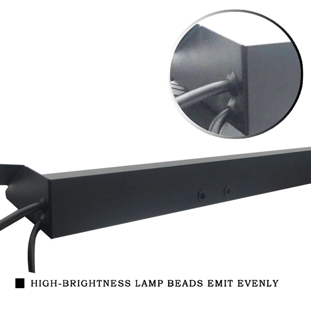 For Flash Lamp Windshield Bar 2PCS Visor Strobe Bars Front