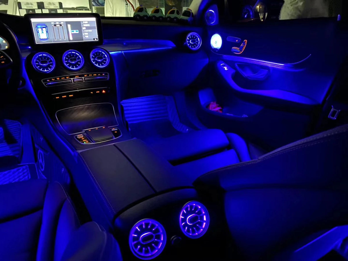 For Mercedes-Benz C Glc Class Coupe Ambient Lighting 12 Colors