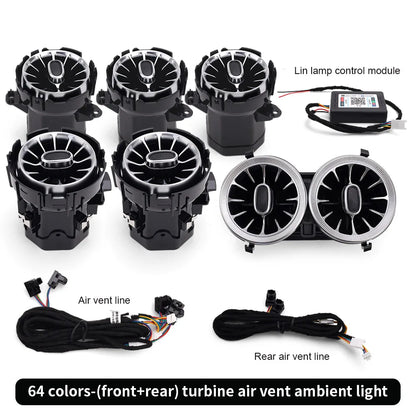 For Mercedes Benz A W177 A45 APP Control 64color Ambient Air