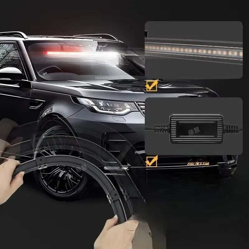 12-24v Multifunctional Emergency Flash Warning Windshield Bar