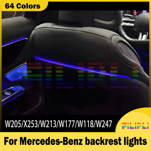 For Mercedes-Benz Interior Backrest LED Ambient Filpli Newly