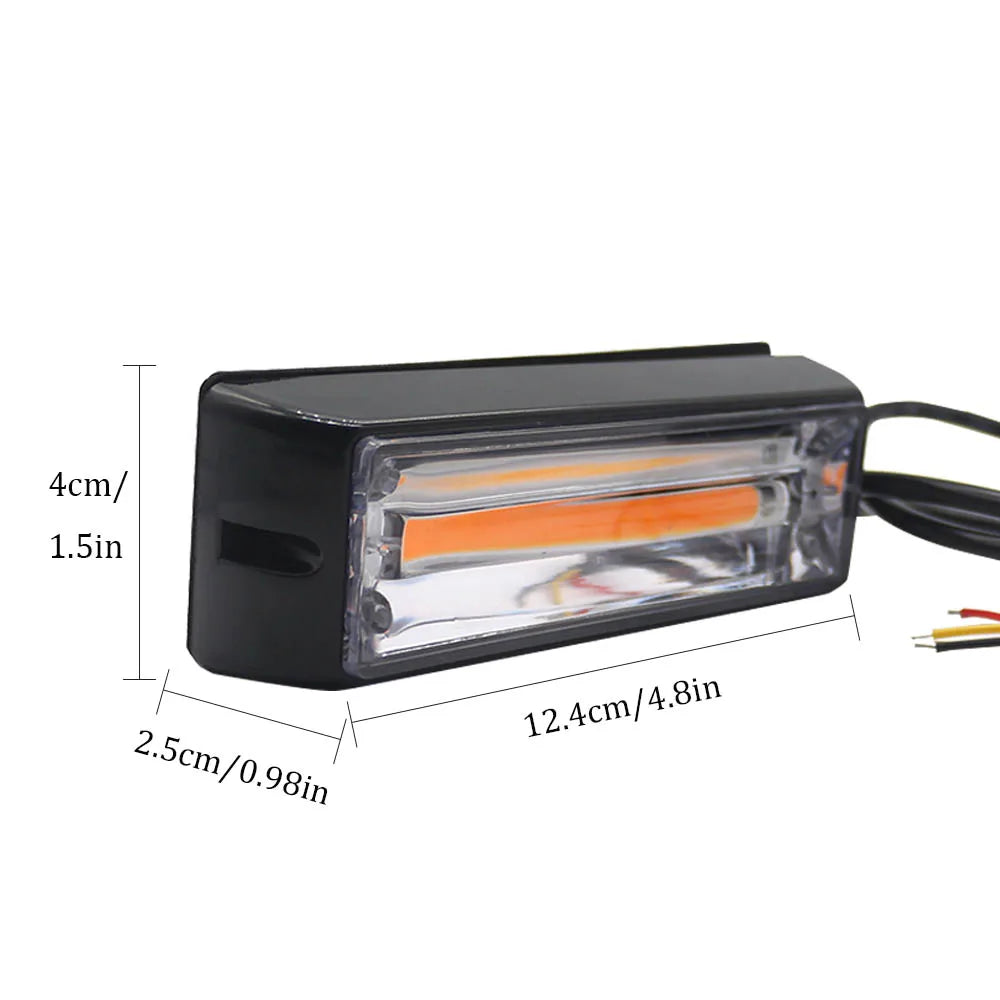12V 24V Truck Side Cob Strobe Emergency Beacon Warning