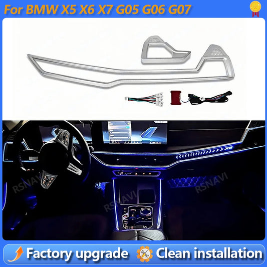 For BMW X5 X6 X7 G05 Colors Center Console Ambient G06 G07