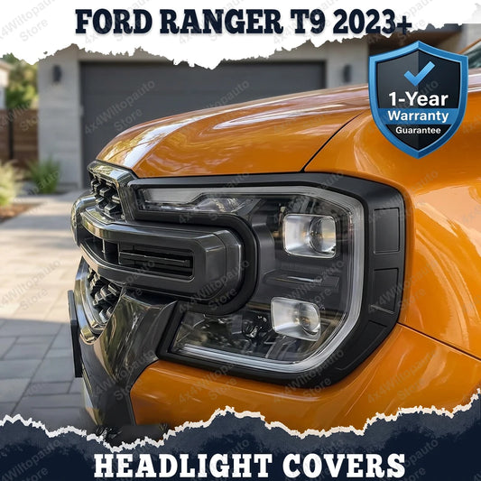 For Ford Ranger T9 Wildtrak Xlt Headlight Cover Sport 2023 Head