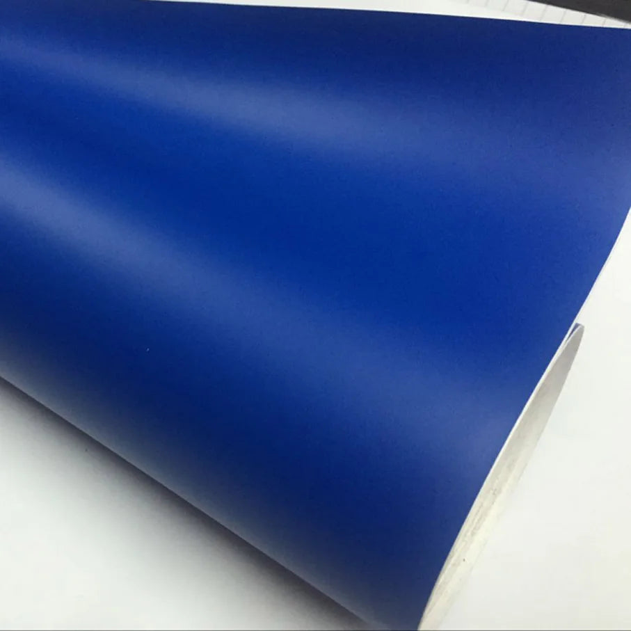 58x152cm Lot Matt Dark Blue Vinyl Sticker Wrapping Wrap