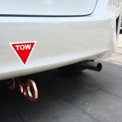 Tow Point Sticker Inverted Triangle Graphics Body Vinyl Racing