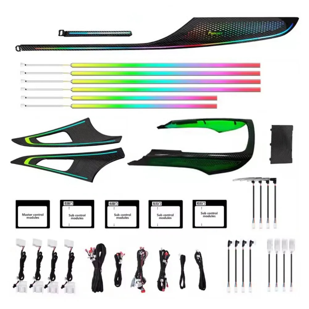For Audi A6 C7 2012-2018 hot-selling Color Ambiance 31-light