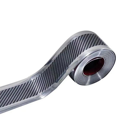 Threshold Protection Sill Protector Carbon Fiber Stickers Bumper