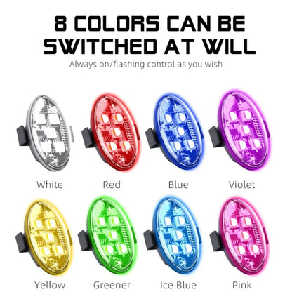 For Bicycle E-Scooter Motorcycle Helmet Safety Wireless RGB