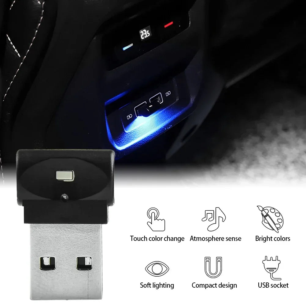 Interior Atmosphere Emergency Lighting MINI USB Colorful