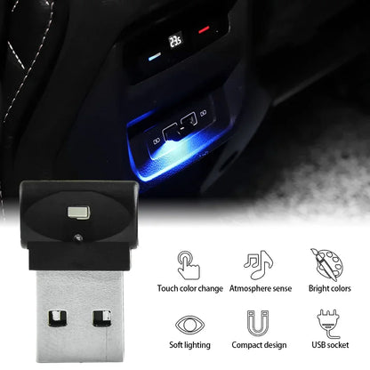 Interior Atmosphere Emergency Lighting MINI USB Colorful