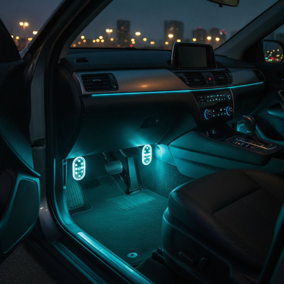 For Drivers Pieces Ambient Controller Adhesive Interior Lighting