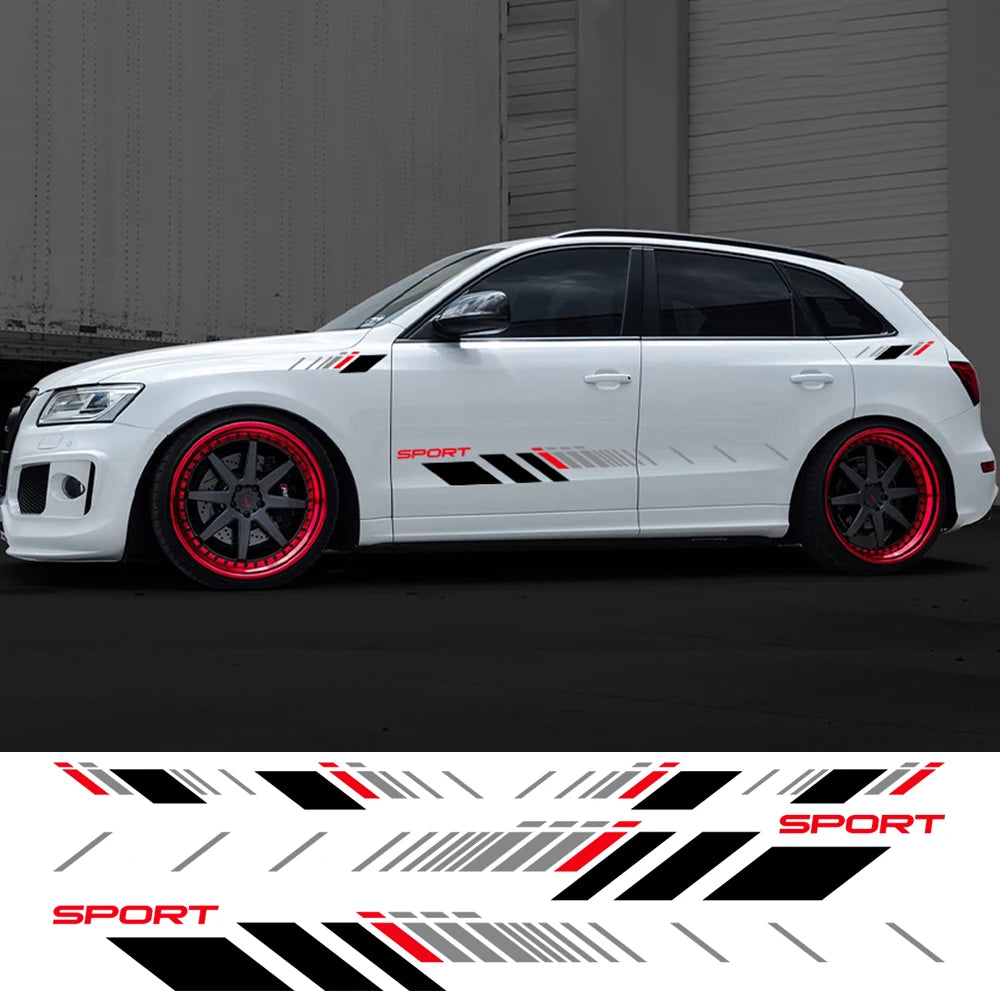 For Audi Q5 Fy B9 8R Graphics Side Door Sticker Sport Trims