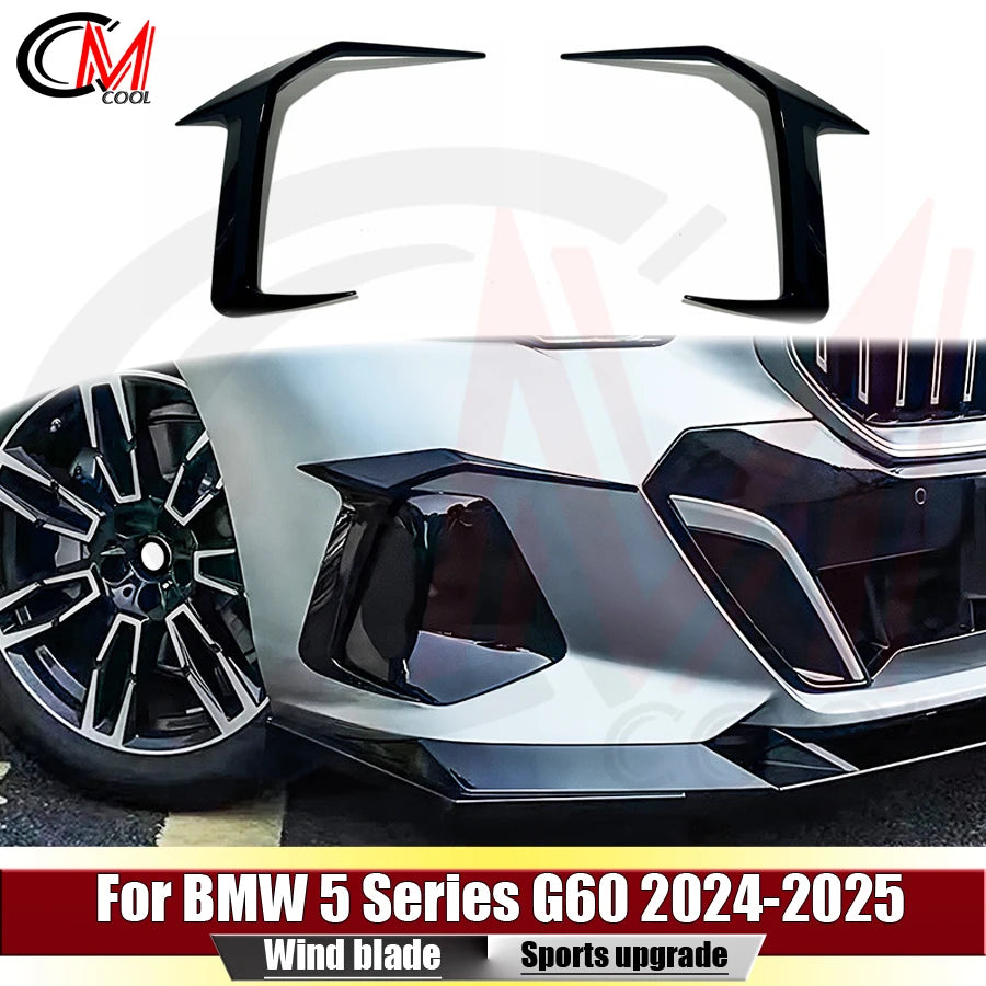 For BMW 5 Series G60 2024-2025 Front Bumper Air Blade