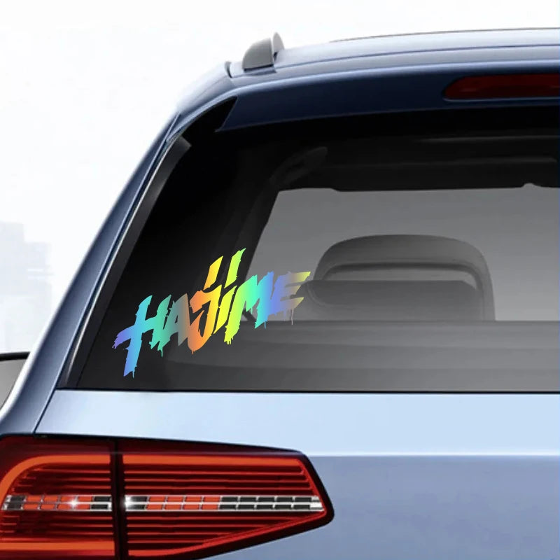 V1166 No Background Vinyl Decal Hajime Sticker Waterproof Decors