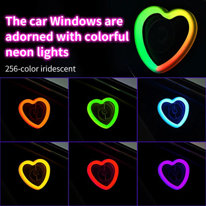 Heart Interior Neon RGB Ambient Decor APP Button Control