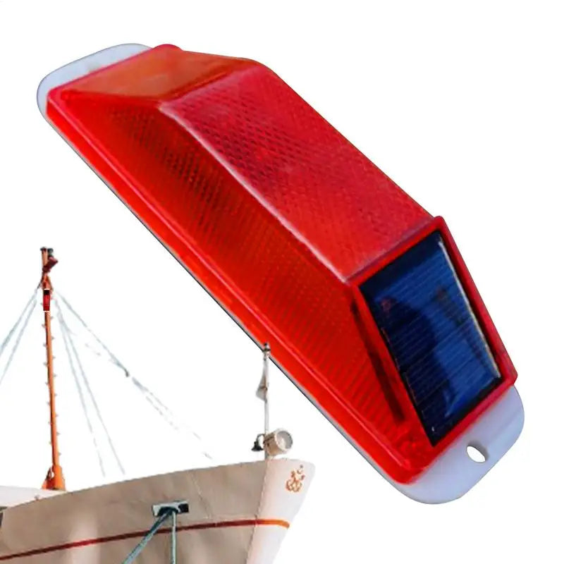 Solar Strobe Warning Rechargeable Night Safety Driving Flashing