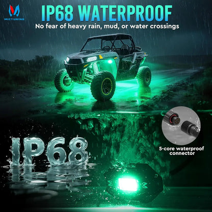 Mictuning 8pods C1 Rgbw Rock Offroad APP Control Underbody