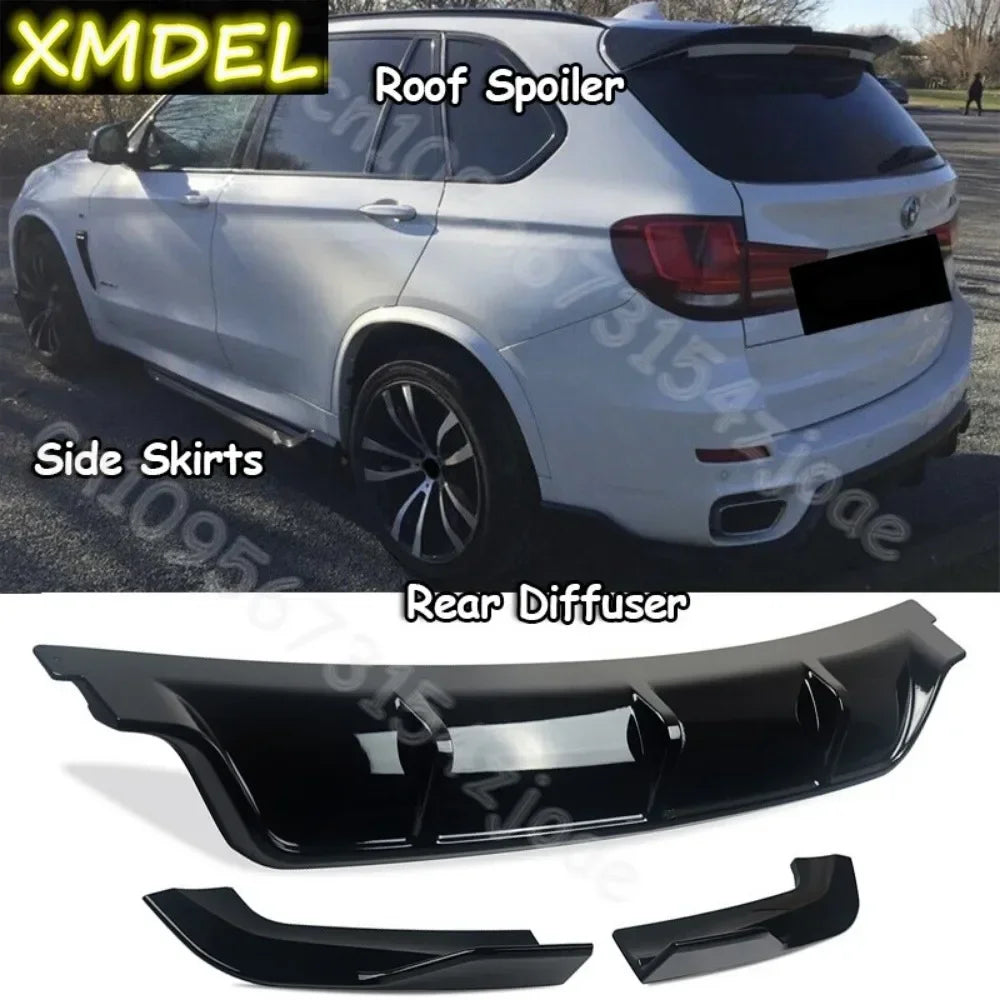 For 2013-2018 Body Kit Front Lip Rear Diffuser Side Skirts