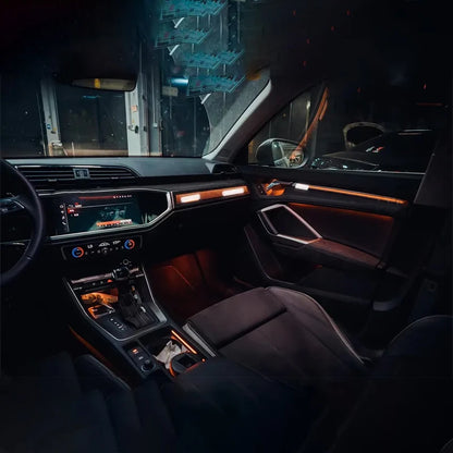 For Audi Q3 2019-2024 Dynamic Galaxy Colors Ambient Lighting Kit
