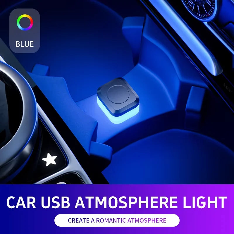 1X USB Mood Plug Play Interior Atmosphere Reading Decorations
