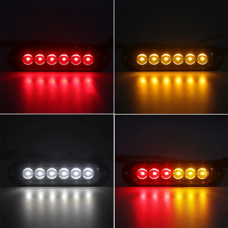 For Trailer Bus Rv 12V 24V 10PCS Truck Side Marker Clearance