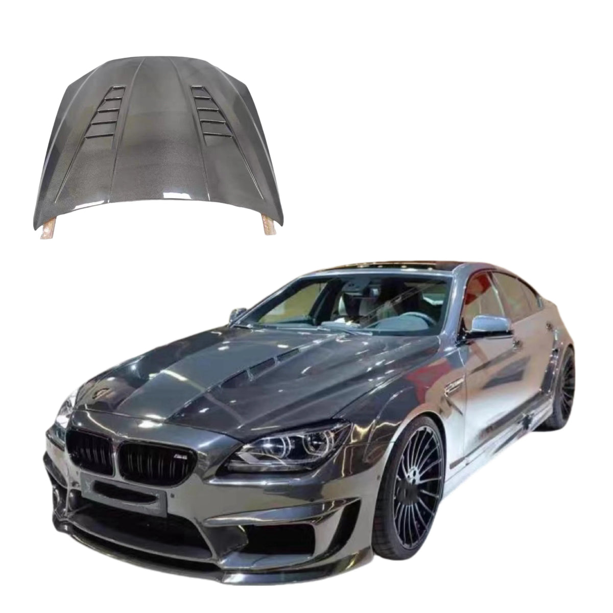 F06 F12 Carbon Fiber Hood Forbmw Series M6 Engine