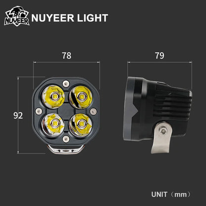 12V 24V Offroad Driving 3inch Pod Spot Beam Drl