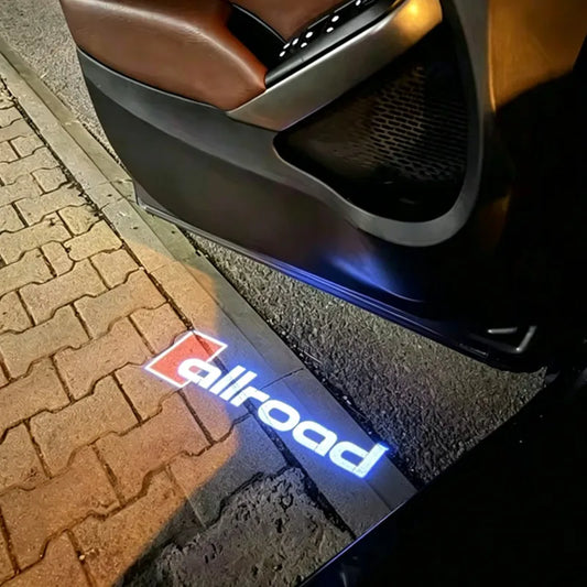 For Audi Allroad Tt A1 A3 Door Welcome Ghost Shadow Warning 8L