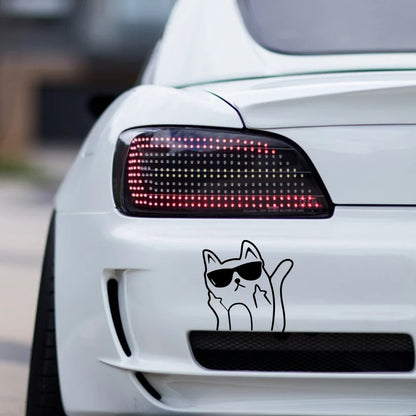Cute Cat Stickers Creative Whole Body Decals Waterproof Pvc