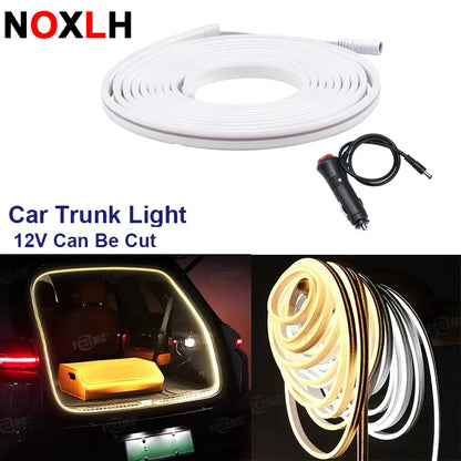 For Tesla Model Y Trunk Atmosphere Strip Cigarette Lighter 2M 4M