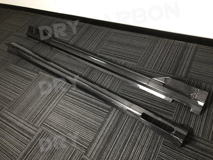 For BMW 7 Series G70 2023+ Dry Carbon Fiber Side Skirts Door