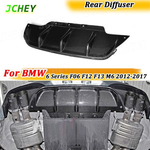 For BMW 6 Series F06 F12 Jchey Dry Carbon Fiber Rear Bumper