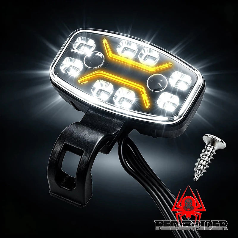 For Tamiya 1 14 Rc Simulation Model Square Circular Spotlight