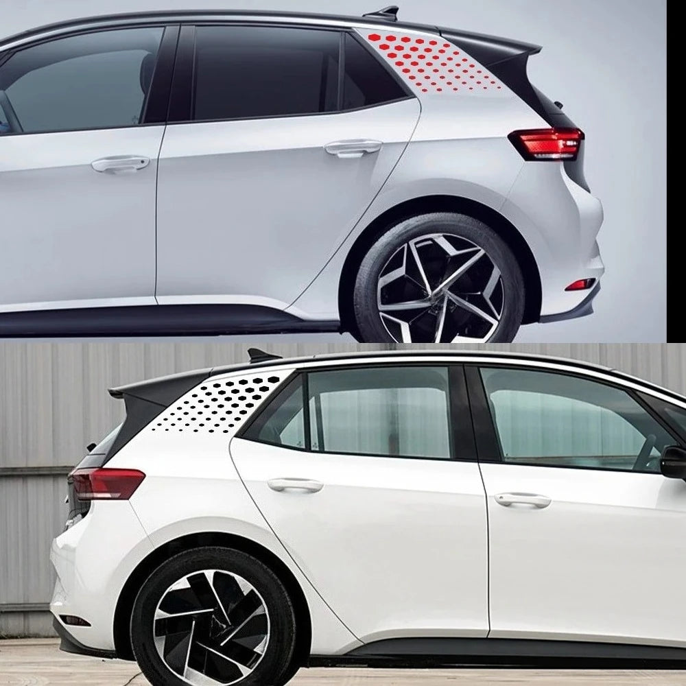 For Volkswagen VW ID.3 ID3 Gtx 2PCS Body C Pillar Stickers Dots