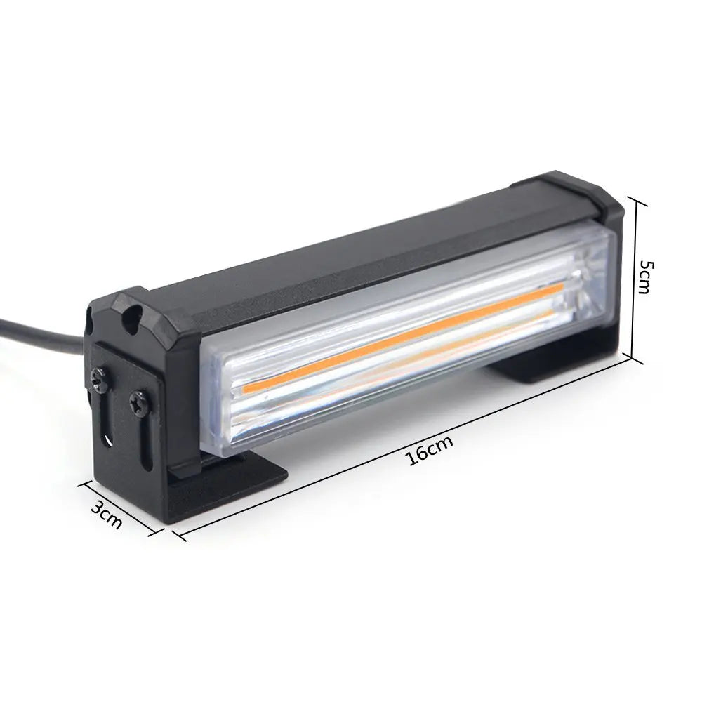 Amber Cob Front Grille Emergency Strobe Head 80W Warning