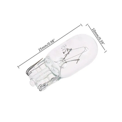 10PCS Set Warm White 12V 5W T10 W5W 194