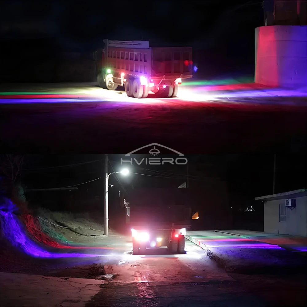 4PCS Truck Grid Flash Side IP65 Waterproof Ultra Thin