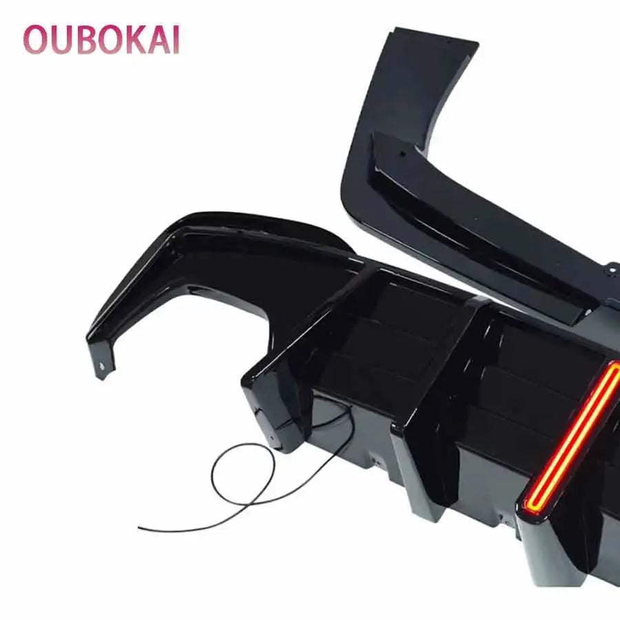 For BMW 5 Series M5 F90 G30 G38 540 Bright Black Rear Bumper