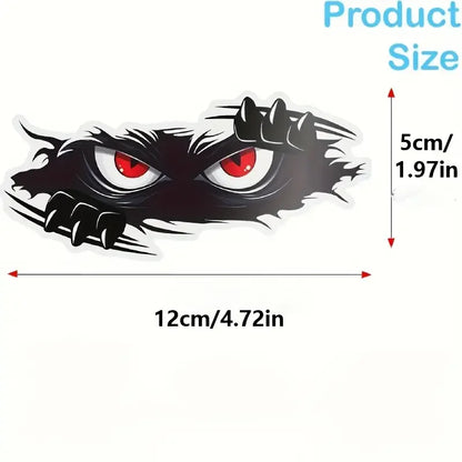 Angry Peep Monster Vinyl Decal Large Durable Cars Trucks