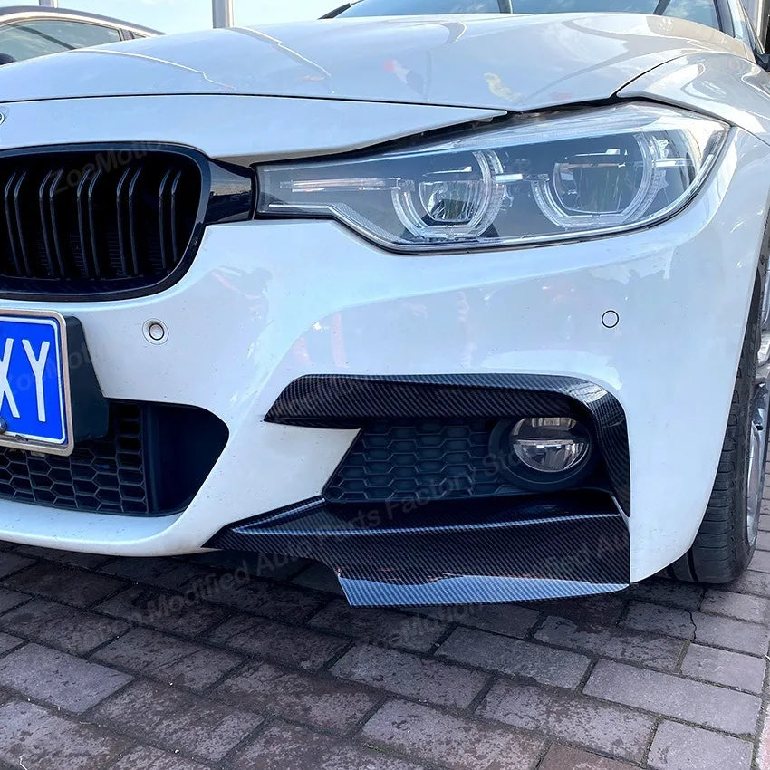 For BMW 3 Series F30 F31 Front Bumper Side Splitters Spoilers