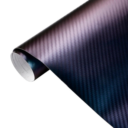 400 600CM 3D Chameleon Vinyl Film Body Carbon Fiber