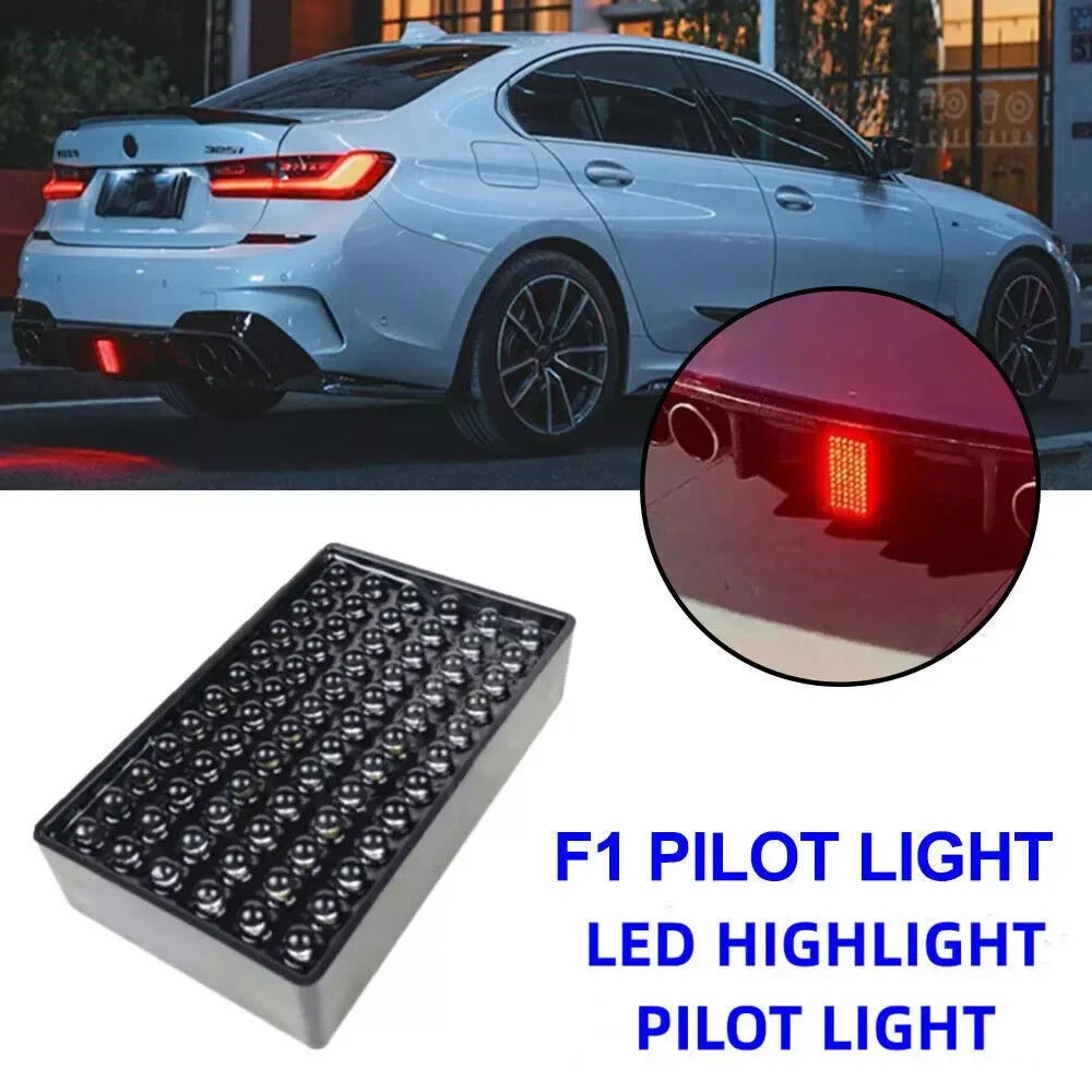 72LED F1 Brake Pilot Rear Tail Flash Warning Reverse