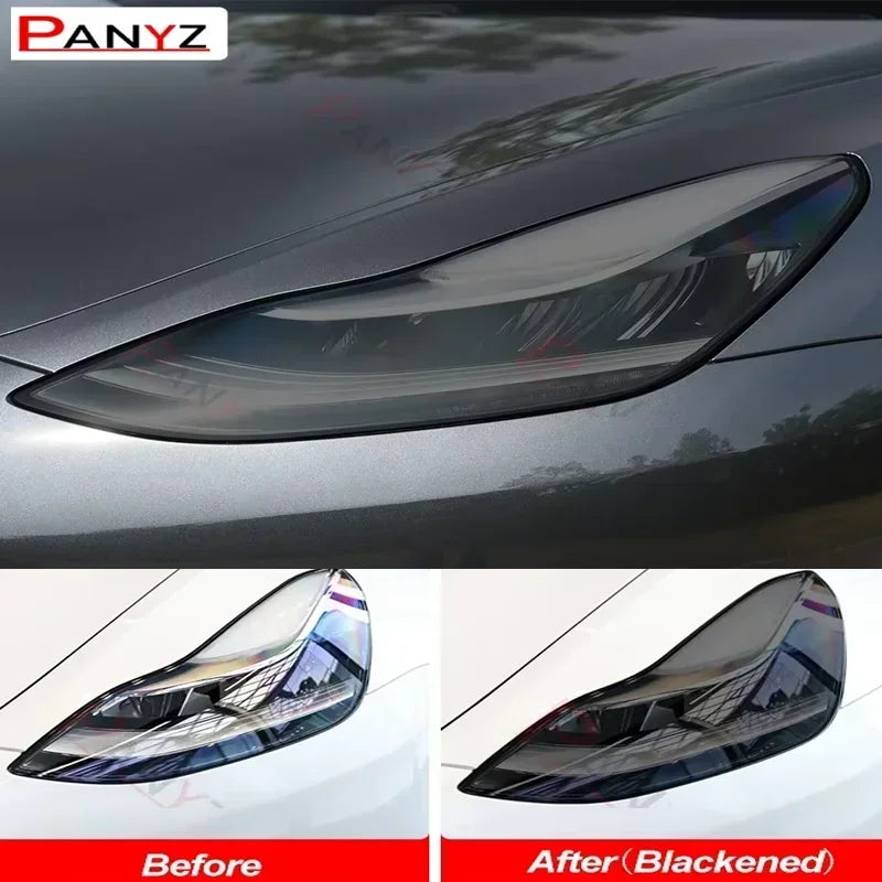 For Tesla Model 3 2021 2017-On Headlight Protective Film